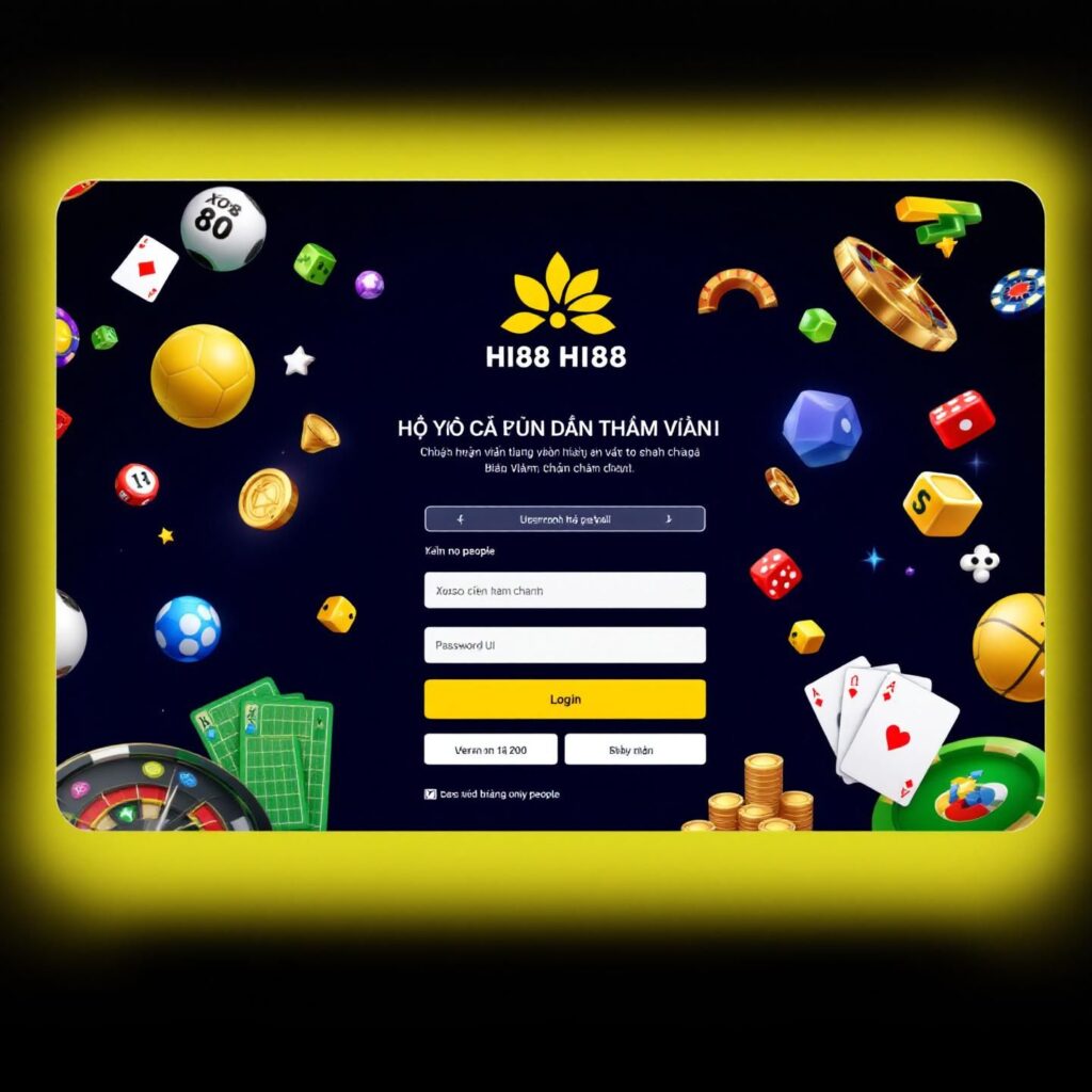 hi88.com đăng nhập – giao diện đăng nhập trang web chính thức Hi88